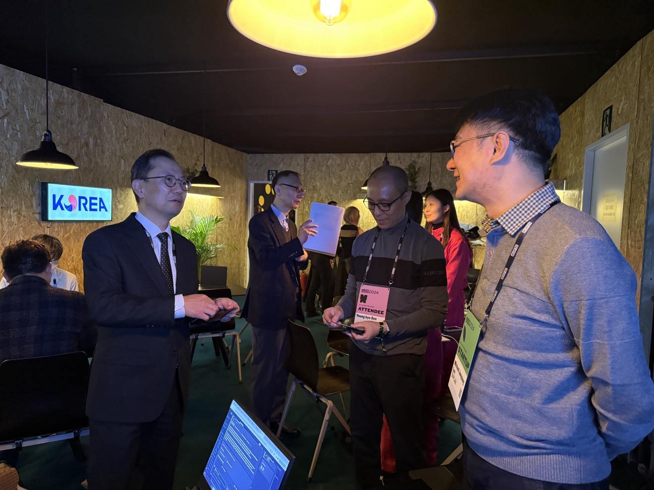 Ambassador visited Slush 2024 on Nov. 20.